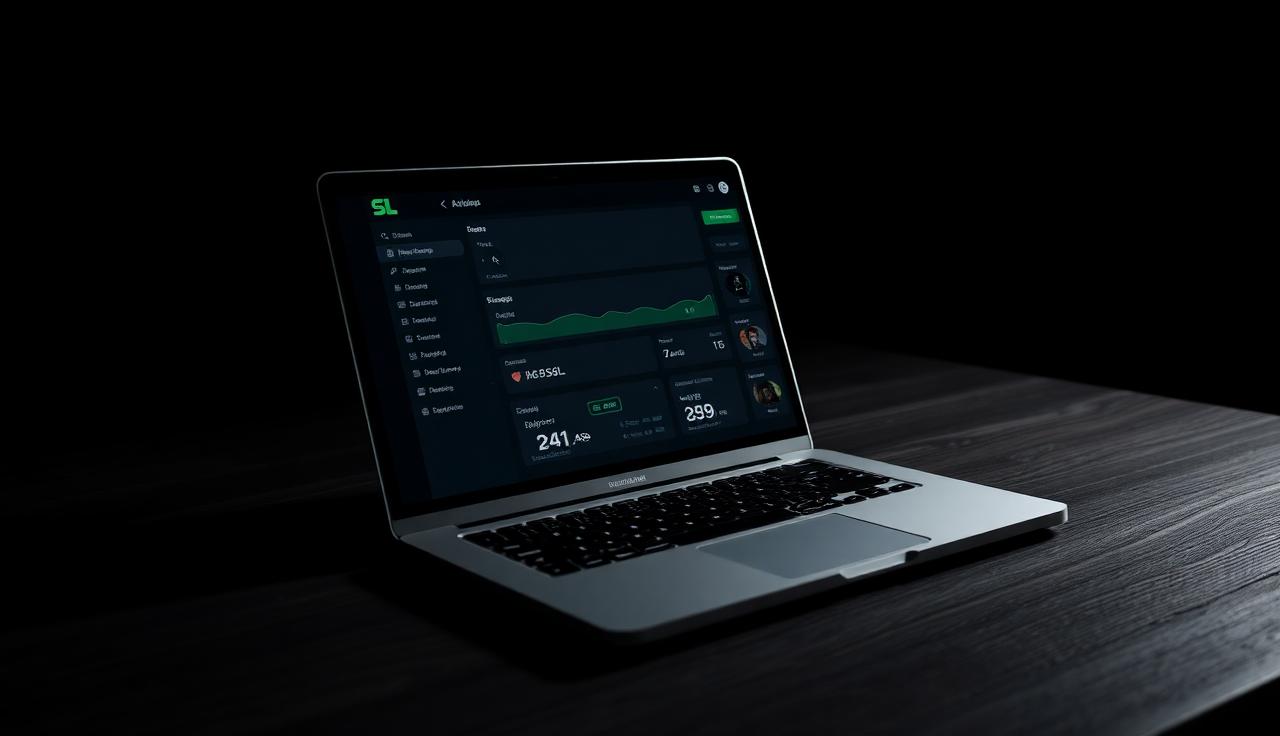 Laptop showing the Specialist Lab athlete dashboard
